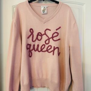 Women’s Queen of Sparkles Sweater Rosé Queen